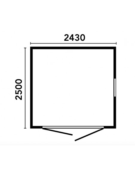 Casetta 245x250 A PANNELLI