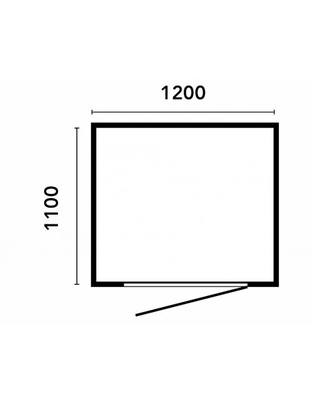 Casetta RIPOSTIGLIO 120X110 A PANNELLI 