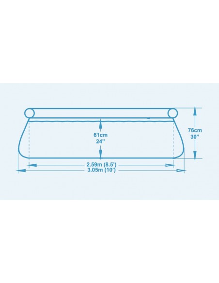 Piscina NEMI tonda diam. 305x76h. Bestway