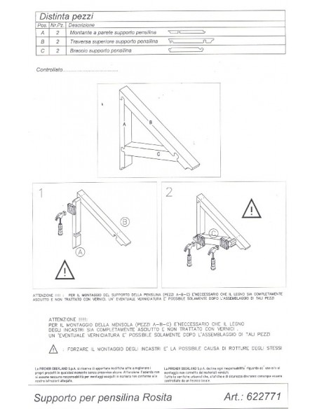 SUPPORTO A TRIANGOLO