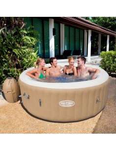 Piscina idromassaggio MIAMI tonda diam.196x71h. Lay-Z-Spa Bestway