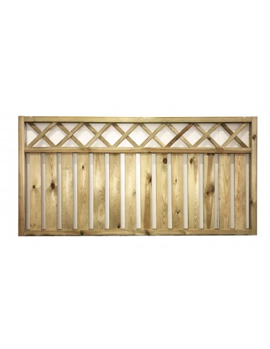 STACCIONATA PERLINE CON GRIGLIA 180 X 90H.
