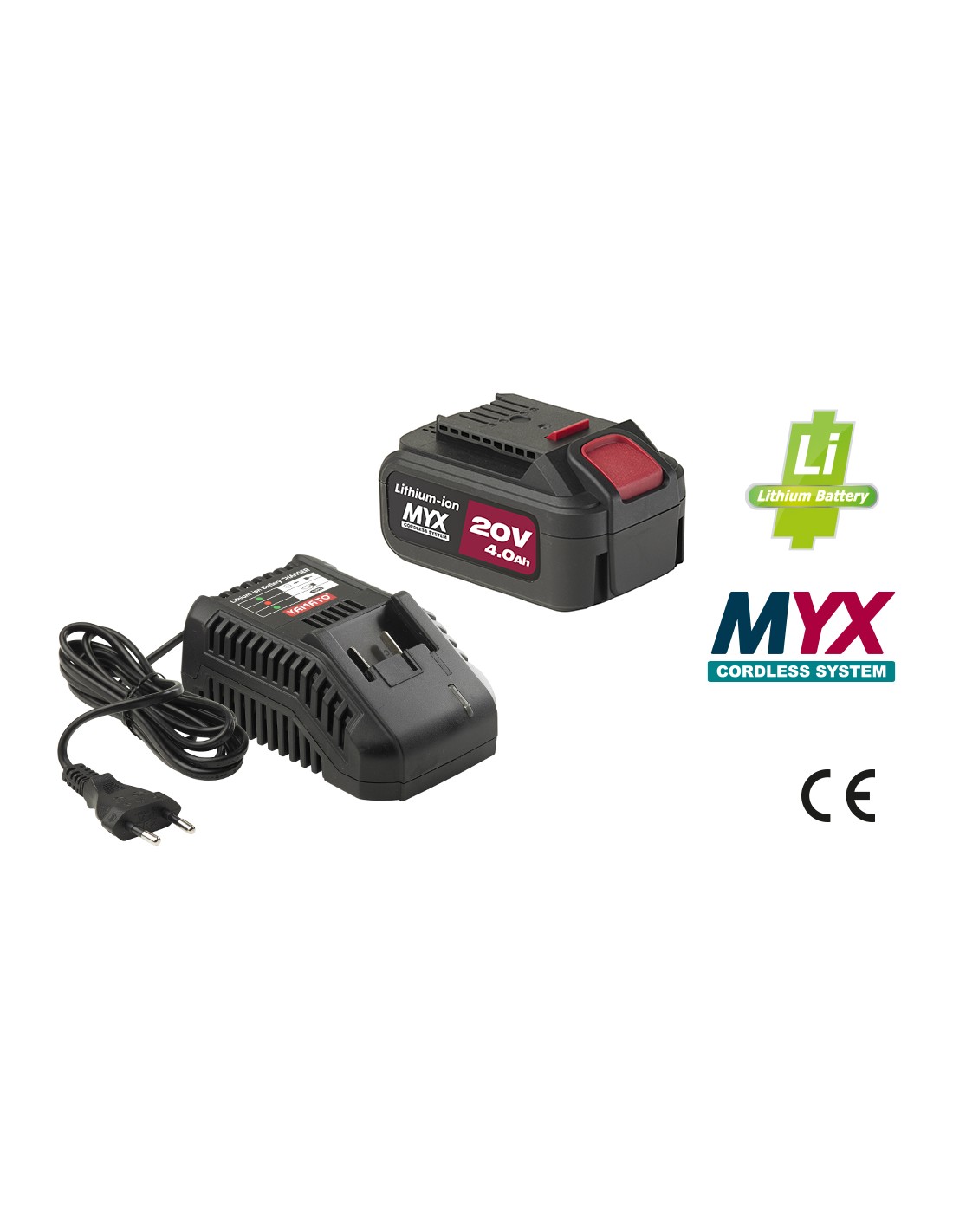 Caricabatteria da auto 12V per batterie al litio 20V POWERSHARE