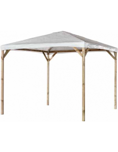 Gazebo 300x300 CON TELO PVC