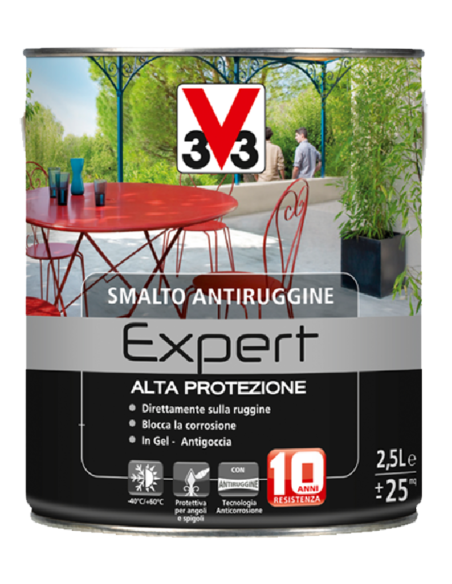 SMALTO ANTIRUGGINE EXPERT MARRONE BRILLANTE