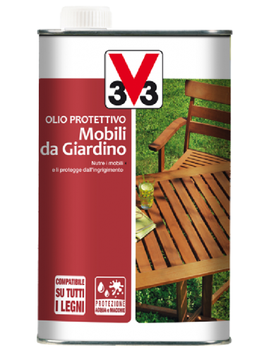 OLIO PROTETTIVO MOBILI DA GIARDINO