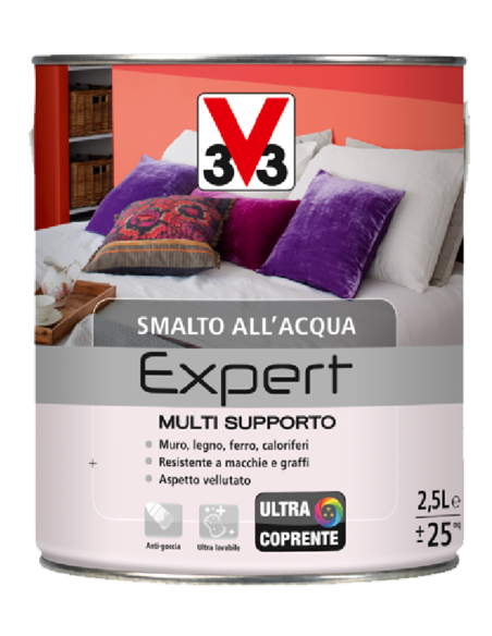 SMALTO MULTI-SUPPORTO EXPERT GRIGIO ACCIAIO