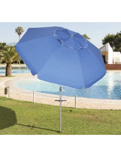 OMBRELLONE DA SPIAGGIA Ø 220 CM BLU