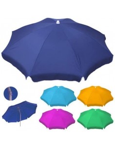 OMBRELLONE DA SPIAGGIA Ø 200 CM COLORI ASSORTITI