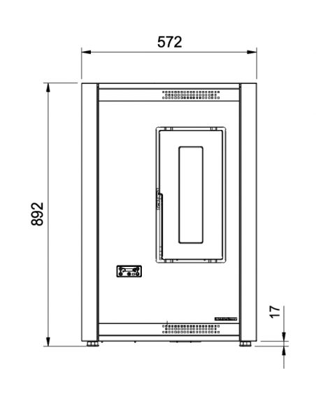 stufa a pellet "EXTRAFLAME" mod. LUISELLA