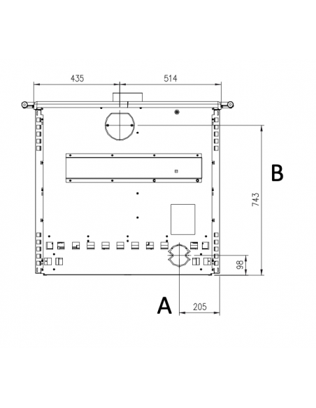 CUCINA A LEGNA MOD. ROSA XXL VST